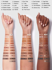 SHEGLAM When In Rome Palette 23-Clolor Shimmer Glitter Matte Eyeshadow Palette Rose Neutral Tone