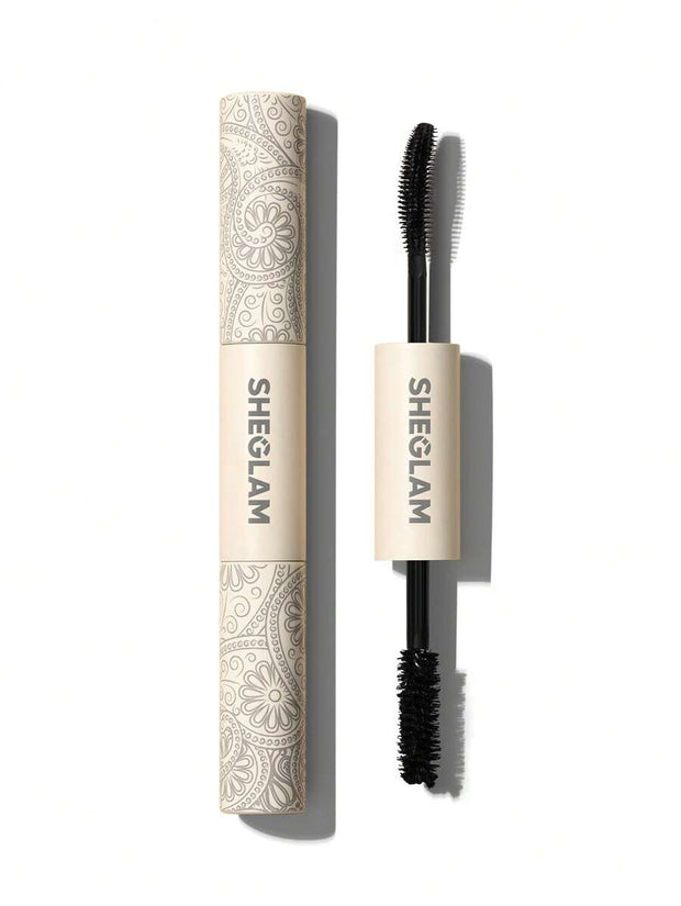 SHEGLAM All-In-One Volume & Length Mascara 2 In 1 Waterproof Volumizing Dual-Ended Brush