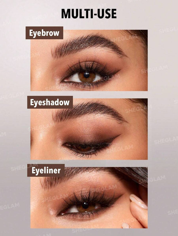 SHEGLAM Intensify Smudge-Proof Eyeliner Gel-Brown 3 Colors Waterproof Long-Lasting Matte Eyeliner Gel