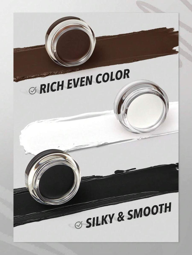 SHEGLAM Intensify Smudge-Proof Eyeliner Gel-Brown 3 Colors Waterproof Long-Lasting Matte Eyeliner Gel