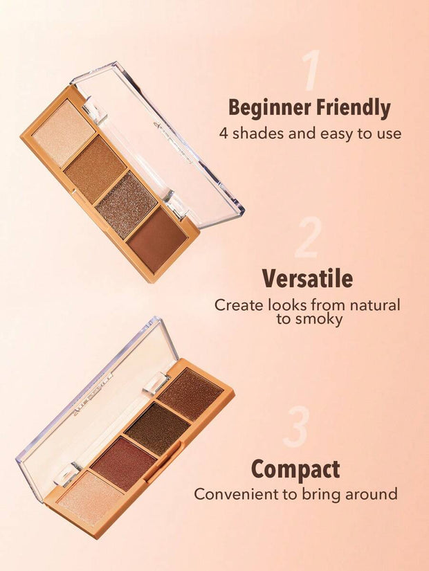 SHEGLAM Essential Square Eyeshadow Quad-Serendipity Makeup