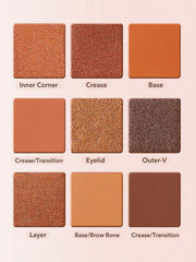 SHEGLAM Nine To Fine Eyeshadow Palette-Nomadic 9-Clolor Matte Eyeshadow Palette