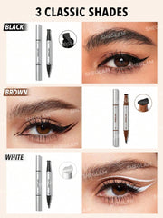 SHEGLAM Wing It Waterproof Liner Duo-Brown Highly Pigmented Matte Eyeliner Penci