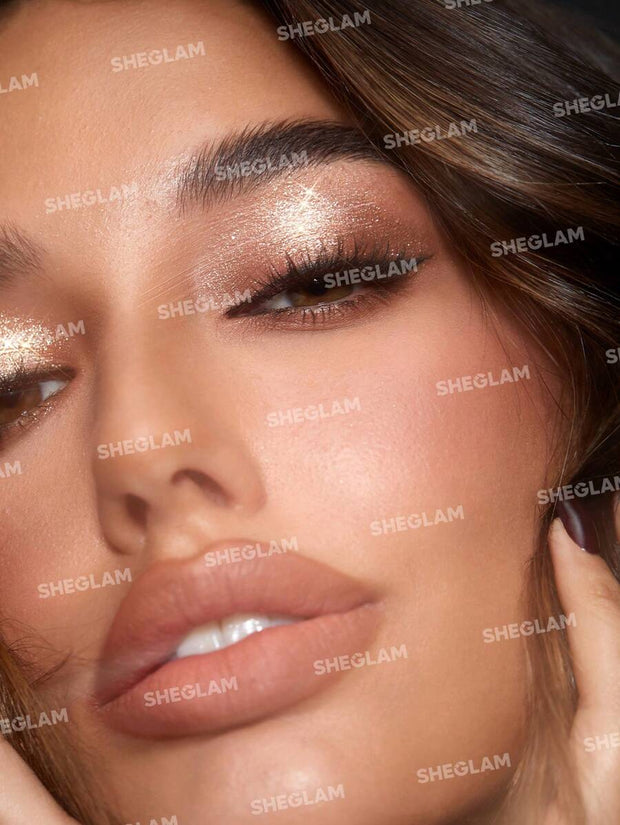 SHEGLAM Gleam Chaser Eyeshadow Topper-Brown Sugar