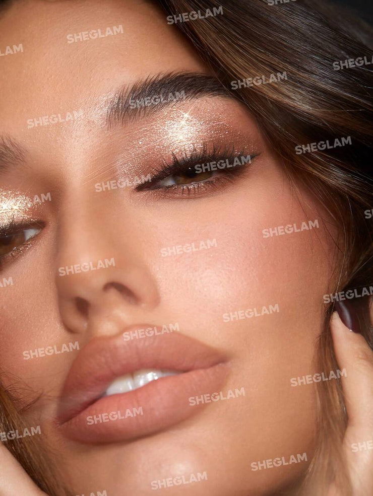SHEGLAM Gleam Chaser Eyeshadow Topper-Brown Sugar