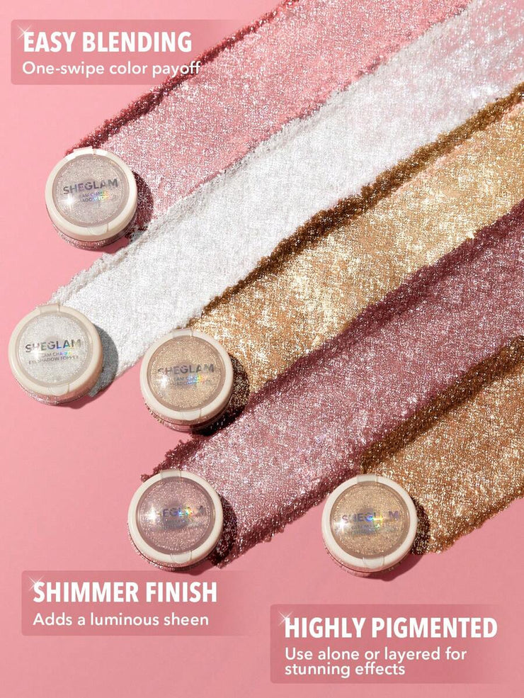 SHEGLAM Gleam Chaser Eyeshadow Topper-Brown Sugar