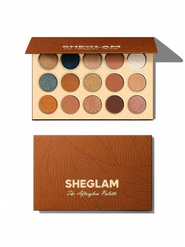 SHEGLAM Centuries Palette 15-Color Matte Shimmer Eyeshadow Palette Neutral And Cool Tones
