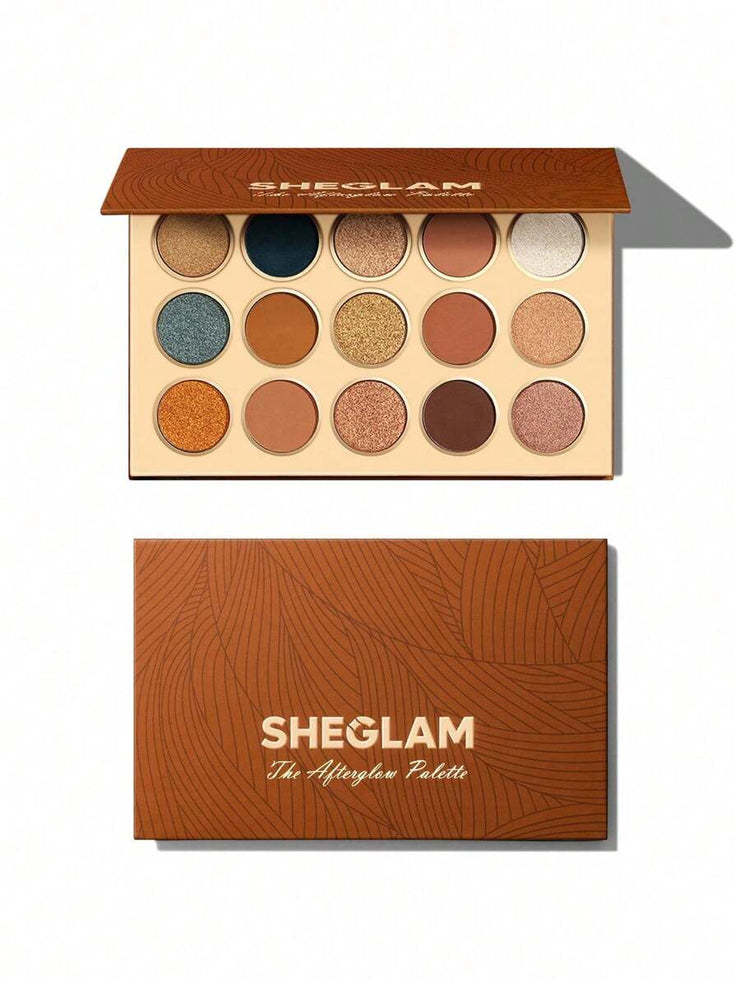 SHEGLAM Centuries Palette 15-Color Matte Shimmer Eyeshadow Palette Neutral And Cool Tones