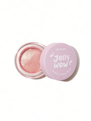 SHEGLAM Jelly Wow Eyeshadow Pop-Delirious Long Lasting Glitter Eyeshadow Gel High Shine Blue Shimmer Ultra Pigmented