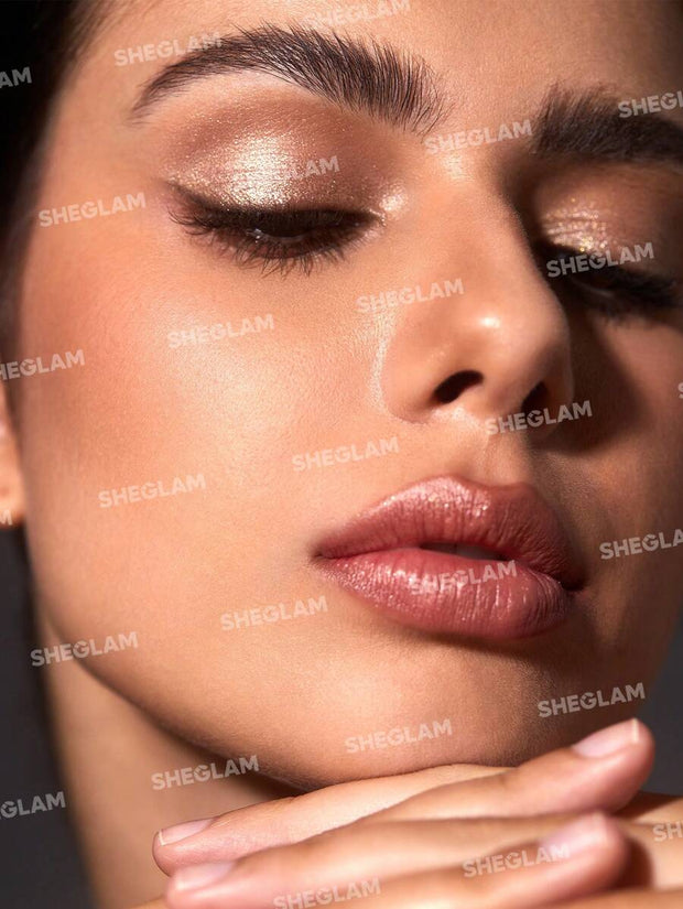 SHEGLAM Jelly Wow Eyeshadow Pop-Delirious Long Lasting Glitter Eyeshadow Gel High Shine Blue Shimmer Ultra Pigmented
