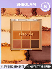 SHEGLAM Nine To Fine Eyeshadow Palette-Nomadic 9-Clolor Matte Eyeshadow Palette