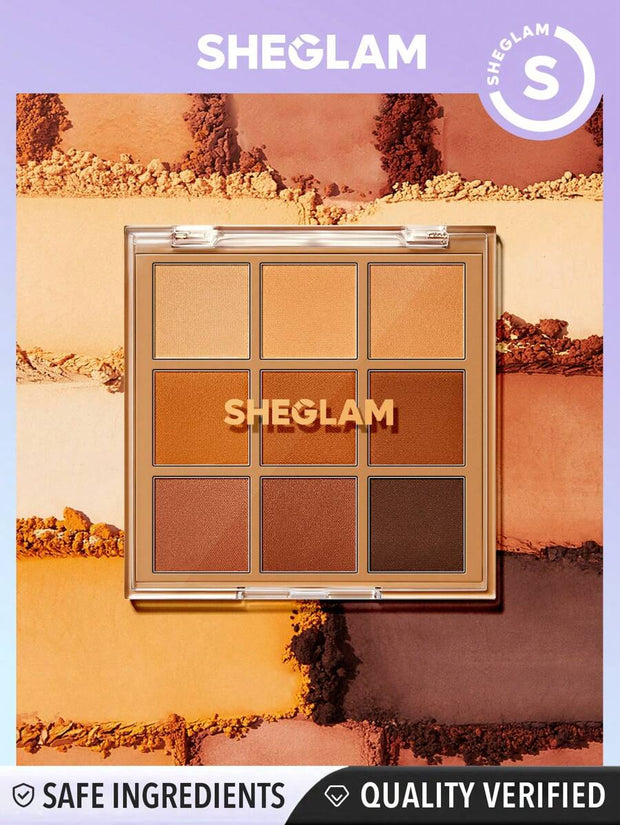 SHEGLAM Nine To Fine Eyeshadow Palette-Nomadic 9-Clolor Matte Eyeshadow Palette
