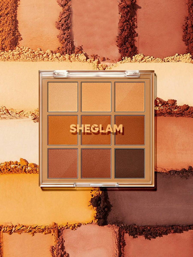 SHEGLAM Nine To Fine Eyeshadow Palette-Nomadic 9-Clolor Matte Eyeshadow Palette