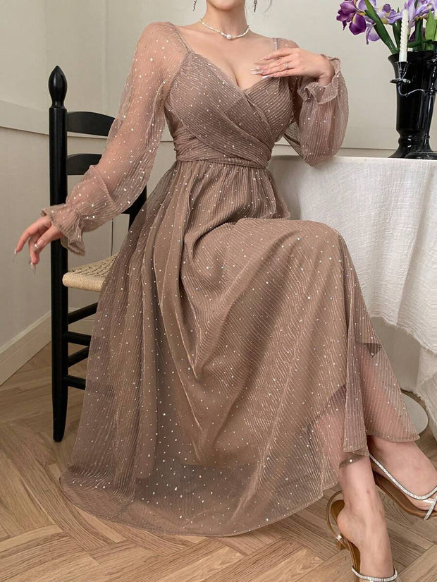 DAZY Elegant Dress, High-End French Style Evening Gown For Party