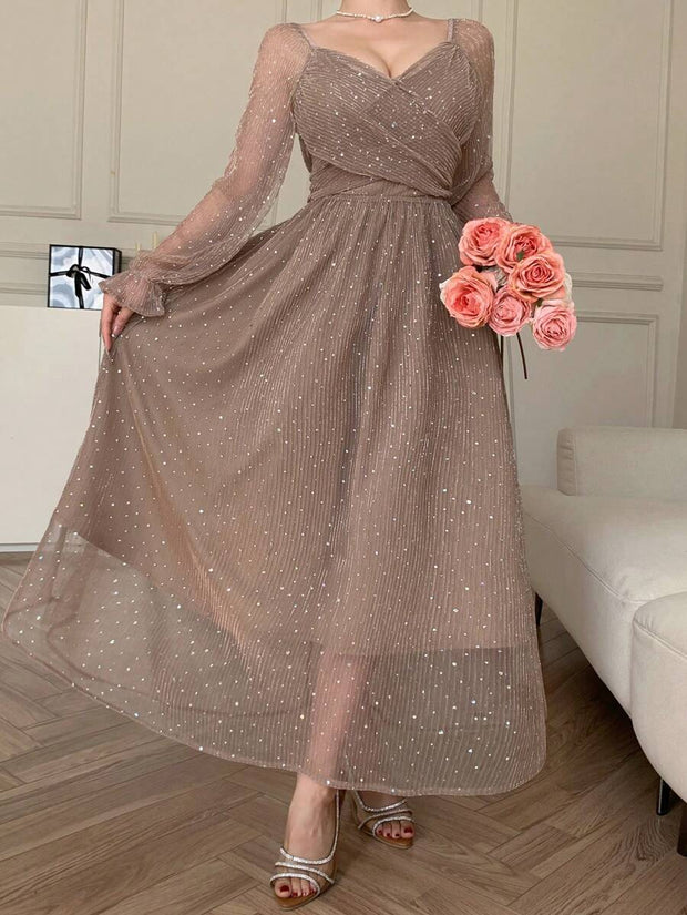 DAZY Elegant Dress, High-End French Style Evening Gown For Party