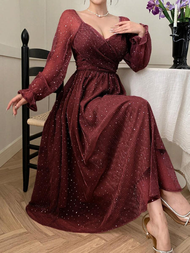 DAZY Elegant Dress, High-End French Style Evening Gown For Party