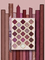 SHEGLAM When In Rome Palette 23-Clolor Shimmer Glitter Matte Eyeshadow Palette Rose Neutral Tone