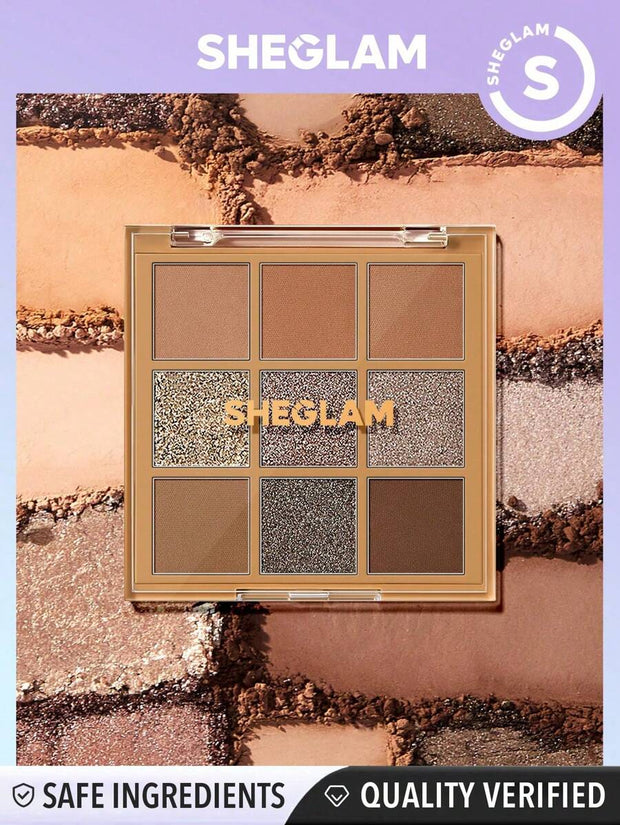 SHEGLAM Nine To Fine Eyeshadow Palette-Nomadic 9-Clolor Matte Eyeshadow Palette