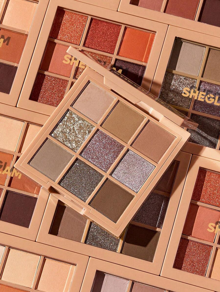 SHEGLAM Nine To Fine Eyeshadow Palette-Nomadic 9-Clolor Matte Eyeshadow Palette