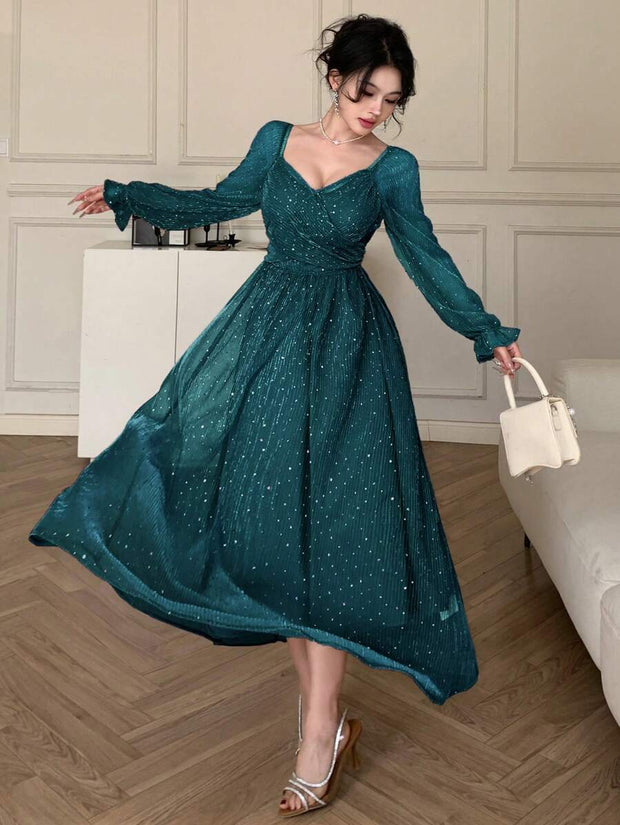 DAZY Elegant Dress, High-End French Style Evening Gown For Party
