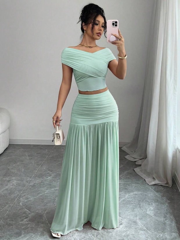 Elenzga Women Two Pieces Outfits For Daily Wear