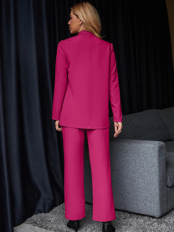 Calvaya Solid Color Suit Set