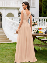 MIUSOL Sequin Floral Lace Sweetheart Neck Sleeveless Ruched Chiffon Split Thigh Formal Party Maxi Dress
