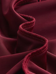 BAE Chain Detail Ruched Velvet Bodycon Dress - Hues