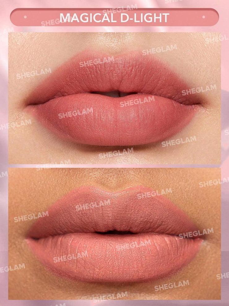 SHEGLAM Starlight Velvet Lipstick-Deep Under 10 Colors Shimmer Matte Long Lasting Lipstick