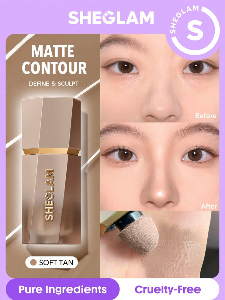 SHEGLAM Sun Sculpt Liquid Contour Contour Liquid Non-Greasy, Weightless Contour