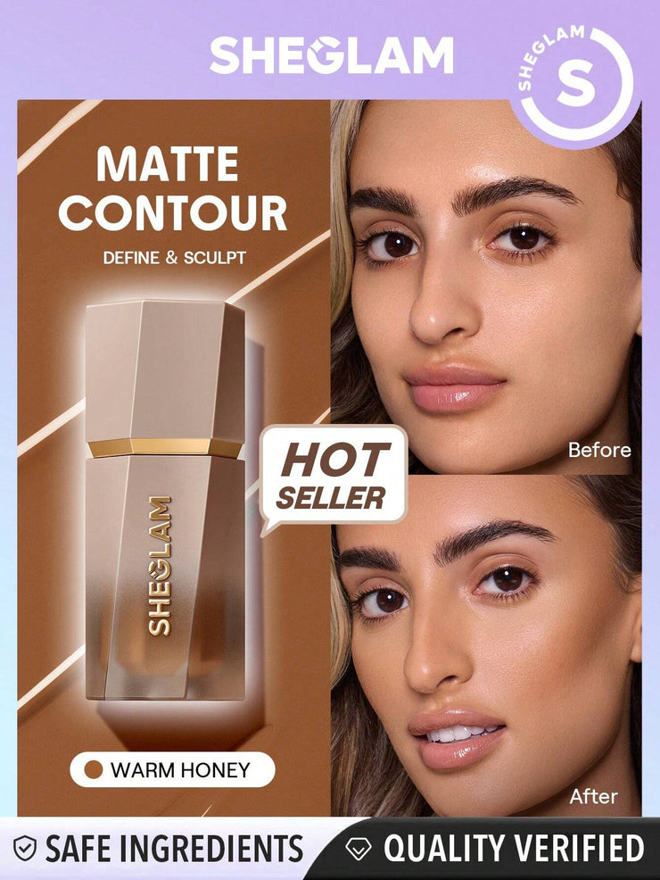SHEGLAM Sun Sculpt Liquid Contour Contour Liquid Non-Greasy, Weightless Contour