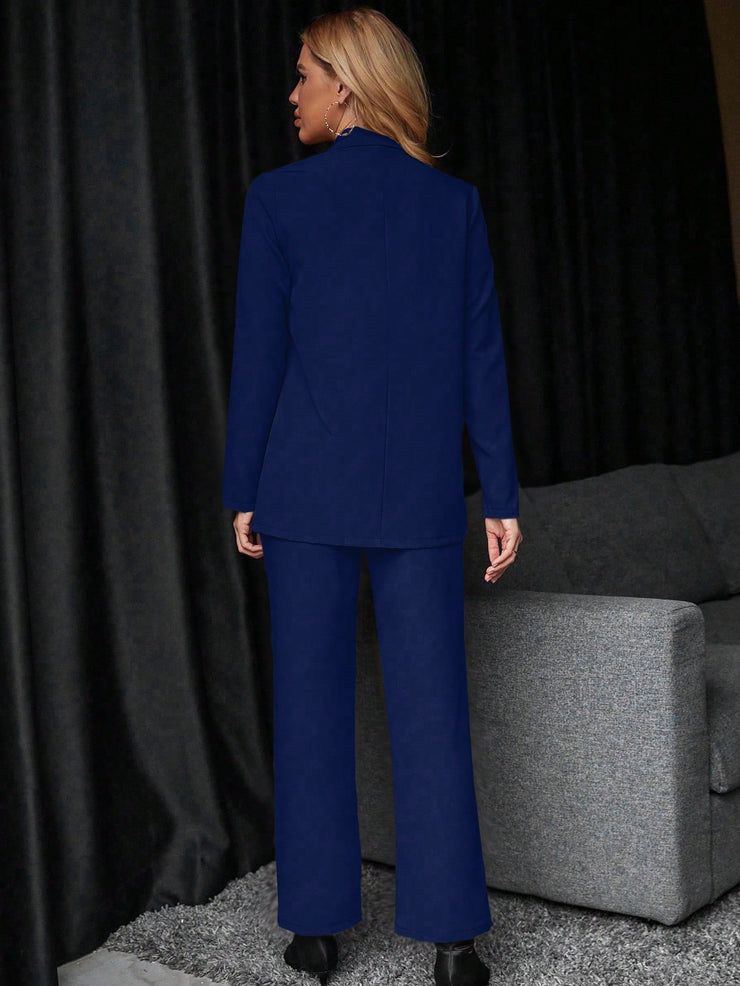 Calvaya Solid Color Suit Set