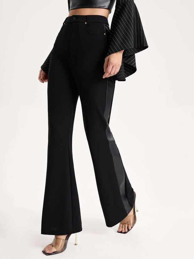 Bianca High Waist Flare Leg Pants - Hues